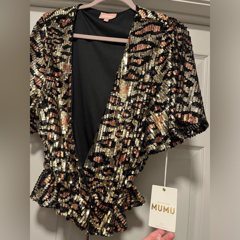 Show Me Your Mumu peplum top